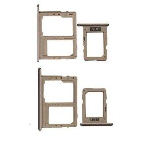 Bandeja Porta Sim y Memoria Samsung J4 Plus J6 Plus Dorada