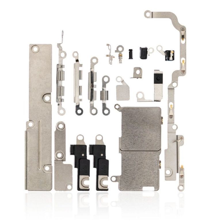 Smartex Kit Parti Interne In Metallo Per IPhone X, Ricambi Compatibili Con Modelli A1865, A1901, A1902, Non Compatibile Con XR/XS/XS MAX