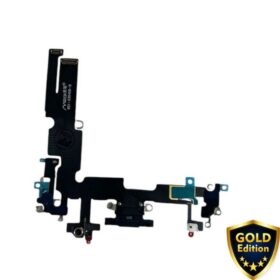 Flex Usb Pin Carga iPhone 14 Plus Negro Turbo