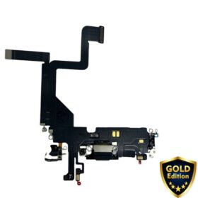 Flex Usb Pin Carga iPhone 14 Pro Negro Turbo