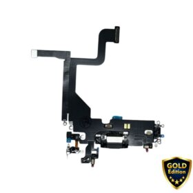 Flex Usb Pin Carga iPhone 13 Pro Negro Turbo