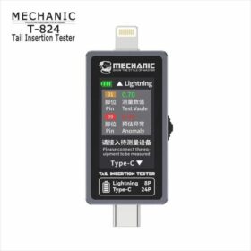 Dock-test  T-824 MECHANIC Detector De Fallas Lightning Y Usb-C