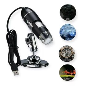 Microscopio Digital Usb 1000x Foto Video Mediciones Luz Led