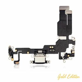 Flex Usb Pin Carga iPhone 15 Negro Turbo