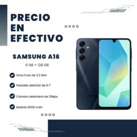 Celular Samsung A16 6GB RAM 128GB Black