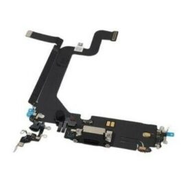 Flex Usb Pin Carga Microfono iPhone 14 Pro Max Negro Orig