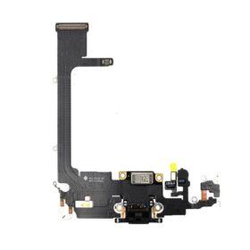 Flex Usb Pin Carga iPhone 11 Pro Negro Turbo