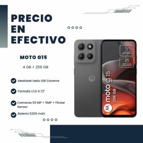 Celular Moto G15 XT2521-2  4GB RAM 256GB Grey