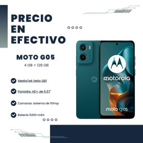 Celular Moto G05 4GB RAM 128GB Verde Profundo