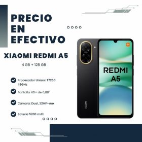 Celular Xiaomi Redmi A5 DS 4GB RAM 128GB Black