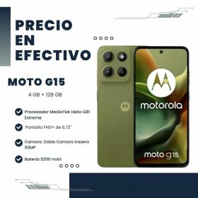 Celular Moto G15 XT2521-2 Dual 4GB RAM 128GB Green