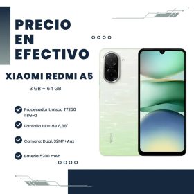 Celular Xiaomi Redmi A5 DS 3GB RAM 64GB Lake Green