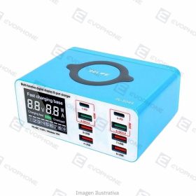 Cargador Multipuerto RELIFE RL-304s 8 Puertos Usb / Wireless