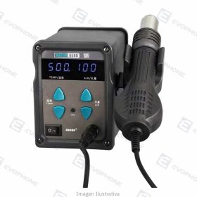 Estacion de Soldado SUGON 858. Pistola de Aire Caliente. Temperatura 700W. Pantalla Digital SMD