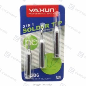 Kit 3 En 1 Puntas Metal YAXUN Yx206