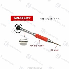 Destornillador Punta Estrella 0.8. YAXUN YX No.11