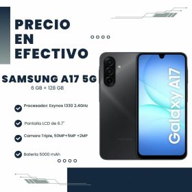 Celular Samsung A17 6GB RAM 128GB Negro