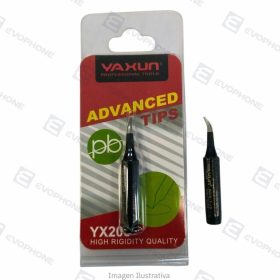 Punta Aluminio Negro YAXUN 900M T-IS (Curva) YX208