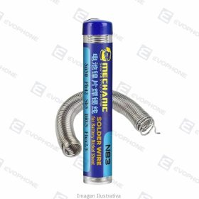 Estaño Nickelado Para Soldadura De Baterías MECHANIC N83 (0.8mm  L:3m)