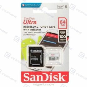 COMBO x100 SanDisk micro SDXC 64GB (100mb/s)