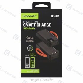Cargador Portatil ECOPOWER EP-C827 33000 mAh