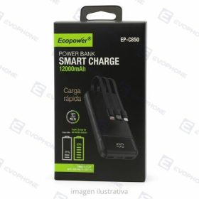 Cargador Portatil ECOPOWER EP-C850 12000 mAh