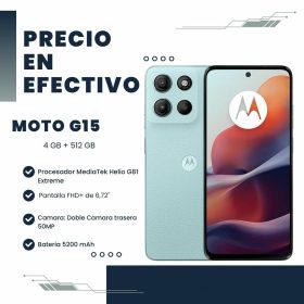 Celular Moto G15 XT2521-2  4GB RAM 512GB Celeste