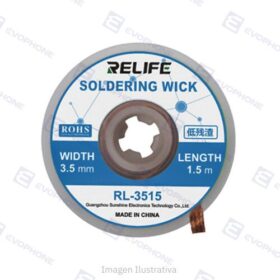 Malla Desoldante RELIFE RL-3515  3.5mm 1.5mts Cp-3515