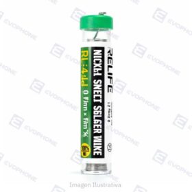 Estaño Niquelado Para Soldadura De Baterías (0.8mm  L:3m) RELIFE RL-444