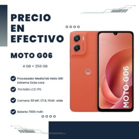 Celular Moto G06 4GB RAM 256GB Orange