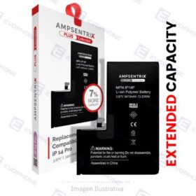 Bateria AMPSENTRIX PLUS EXTENDED iPhone 14 Pro (Auto Programable) (Extra Capacidad)