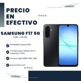 Celular Samsung F17 4GB RAM 128GB Black