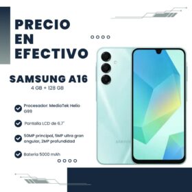 Celular Samsung A16 4GB RAM 128GB Light Green