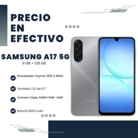 Celular Samsung A17 6GB RAM 128GB Silver