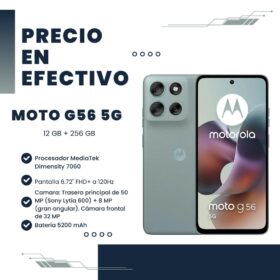 Celular Moto G56 5G XT2529-2 12GB RAM 256GB Gris