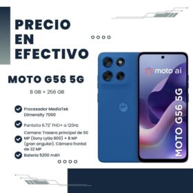 Celular Moto G56 5G XT2529-1 8GB RAM 256GB Azul