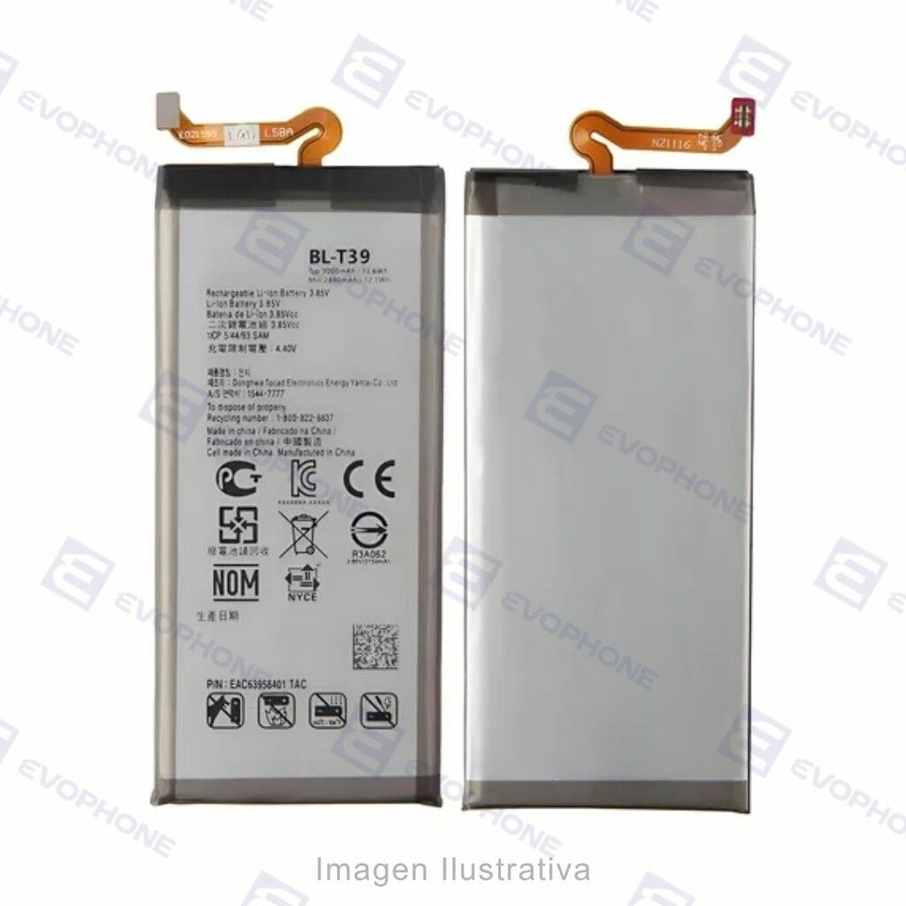 Bateria (BL-T39) LG K40 / K12 / G7 / Q7 / Q7 + Bateria (BL-T39) LG K40 / K12 / G7 / Q7 / Q7 + - Imagen 1