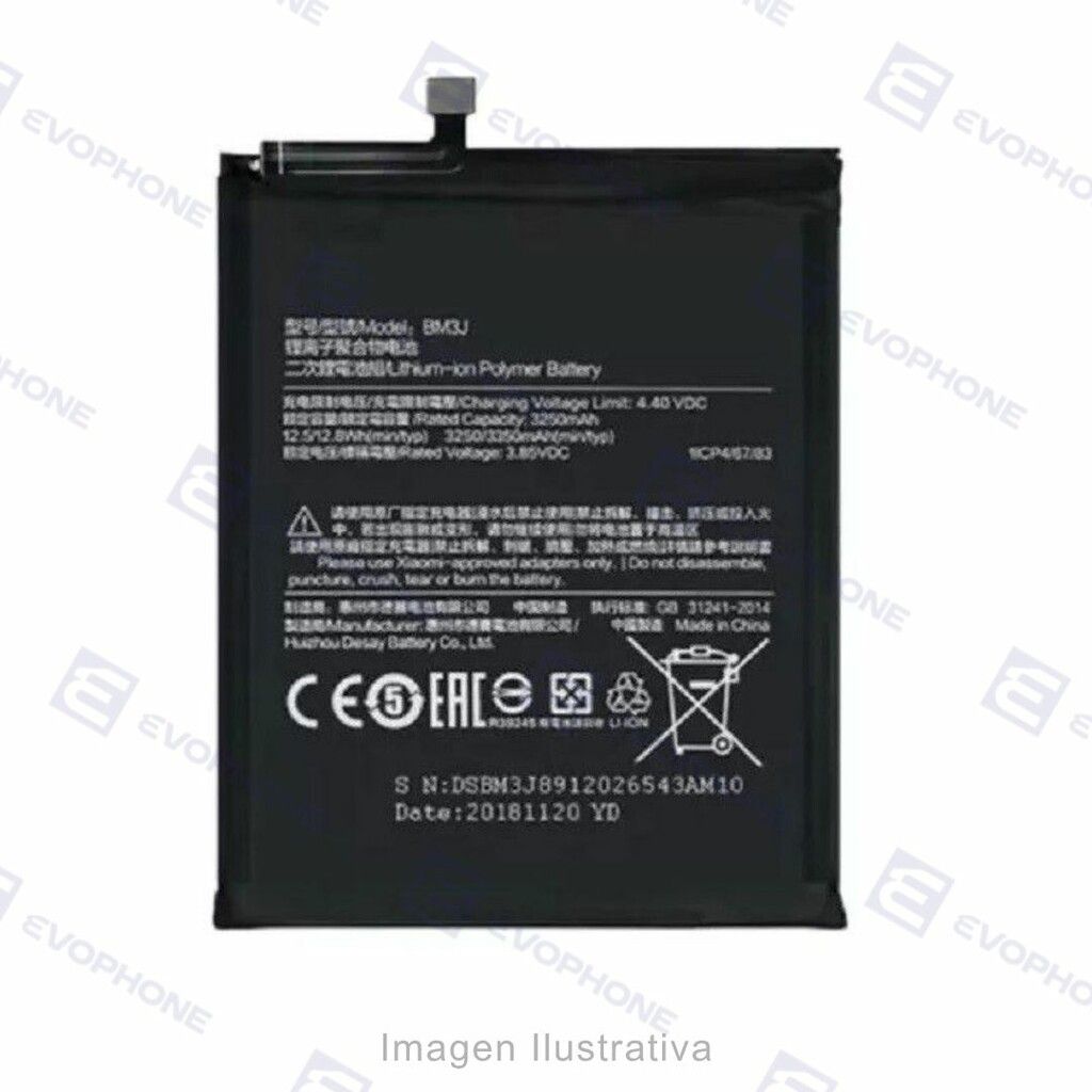 Bateria (BM3J) Xiaomi MI 8 Lite Bateria (BM3J) Xiaomi MI 8 Lite - Imagen 1
