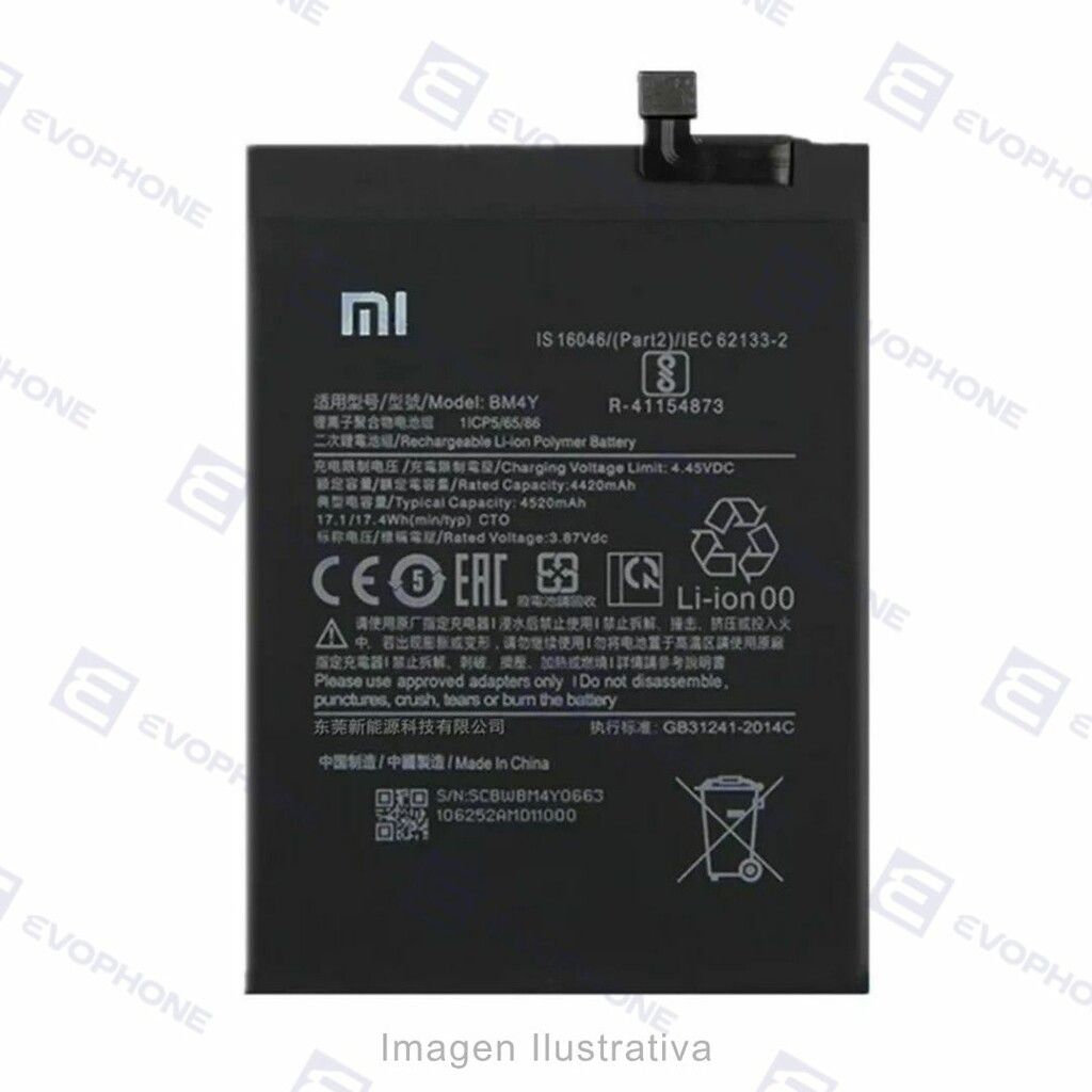 Bateria (BM4Y) Xiaomi Poco F3 / Redmi K40 Pro Bateria (BM4Y) Xiaomi Poco F3 / Redmi K40 Pro - Imagen 1