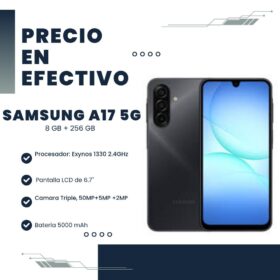 Celular Samsung A17 8GB RAM 256GB Negro
