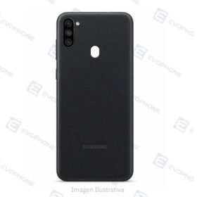 Tapa Trasera Samsung A11 Negro ( No incluye lector de huella )