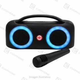 Parlante Bluetooth EVO Beat Party Mic Plus TWS MS-3647BT-W (con mic)