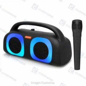 Parlante Bluetooth EVO Beat Party Mic TWS MS-3641BT-W (con mic)