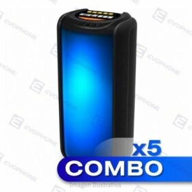 COMBO x5 Parlante Bluetooth EVO Beat 4 Pro TWS MS-3626BT
