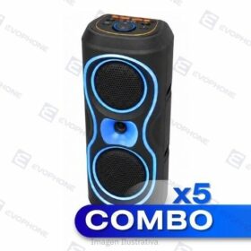 COMBO x5 Parlante Bluetooth EVO Beat 4 TWS MS-3639BT-M