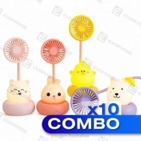 COMBO x10 Ventilador de mano F306