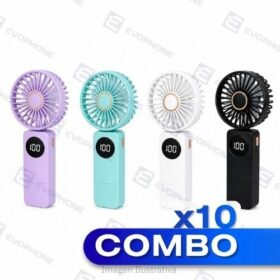 COMBO x10 Ventilador de mano 8827