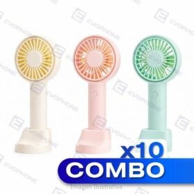 COMBO x10 Ventilador de mano 8825