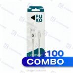 COMBO x100 CABLE FUXO 2.4A iPhone Lightning