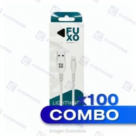 COMBO x100 CABLE FUXO 2.4A iPhone Lightning